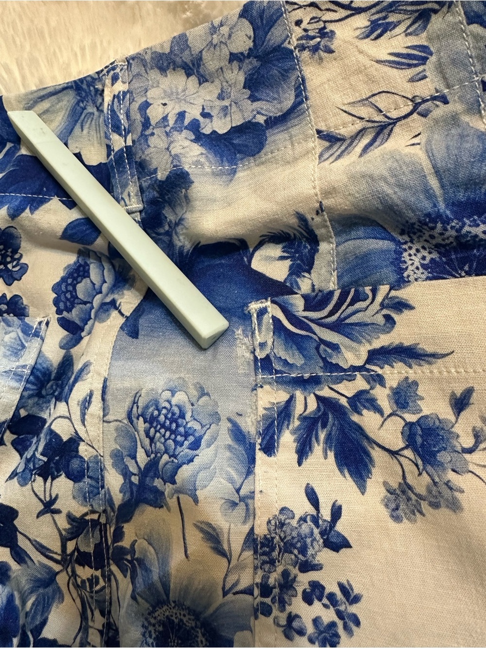 Anthropologie Maeve The Colette Linen Botanical Wide Leg Crop Pants 30 - Picture 14 of 15